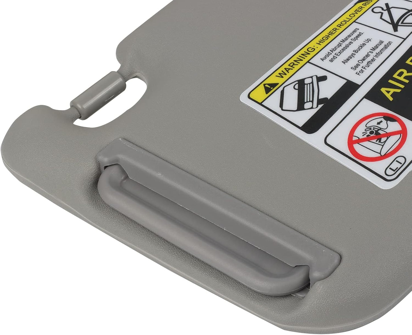 KOAUTO Front Left Driver Sun Visor Gray Compatible with Toyota RAV4 2006 2007 2008 2009 2010 2011 2012 2013