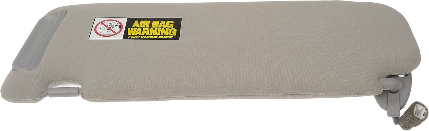 Dorman 74205 Passenger Side Sun Visor Assembly Compatible with Select Hyundai Models, Gray