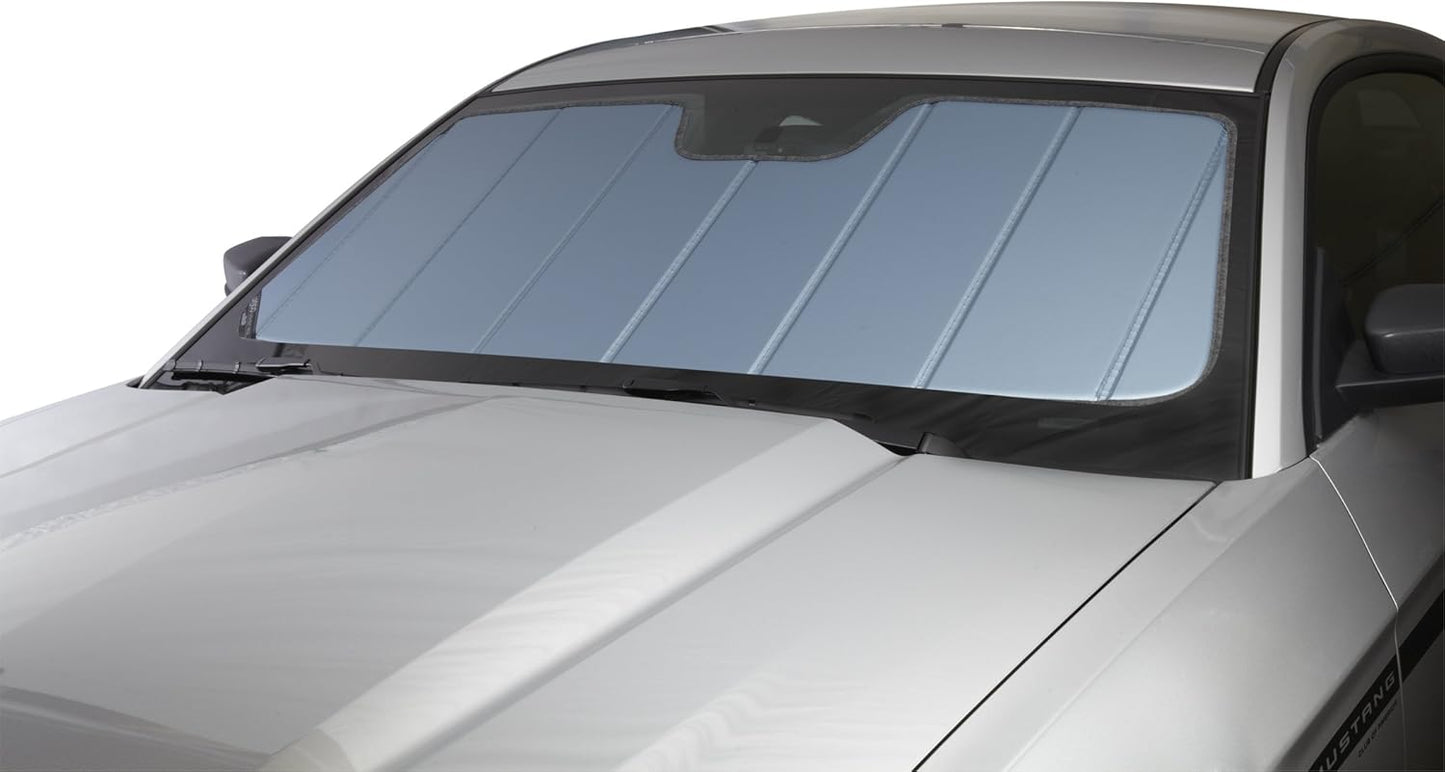 Covercraft UVS100 - Series Heat Shield Custom Fit Windshield Sunshade for Select Honda CR-V Models - Laminate Material (Blue Metallic)