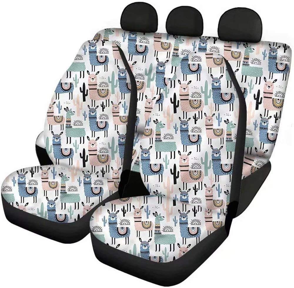 AFPANQZ Oriental Dragon Print Car Seat Covers Full Set for Back Seat Front Seats Universal Fit Most Cars SUVs Trucks Vans Comfortable Auto Seat Protection Full Set for Women Men Black Red