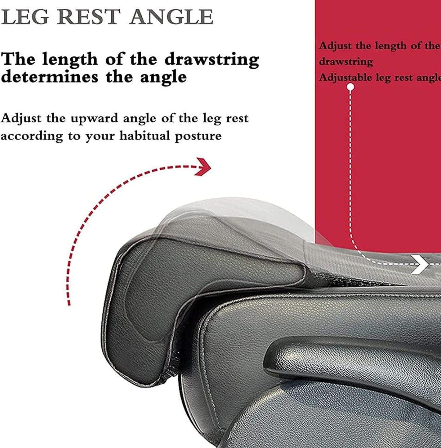 Car Leg Support Extension Pad,Long-Distance Driving Leg Support Pillow Car Seat Leg Foot Thigh Support Cushion Knee Pad Leg Rest Cushions,A
