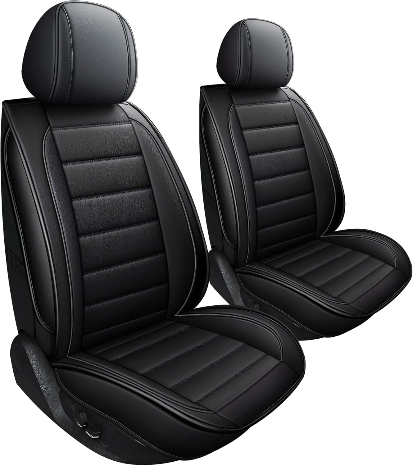 CAPITAUTO Bottom Front Leather Car Seat Cover Universal