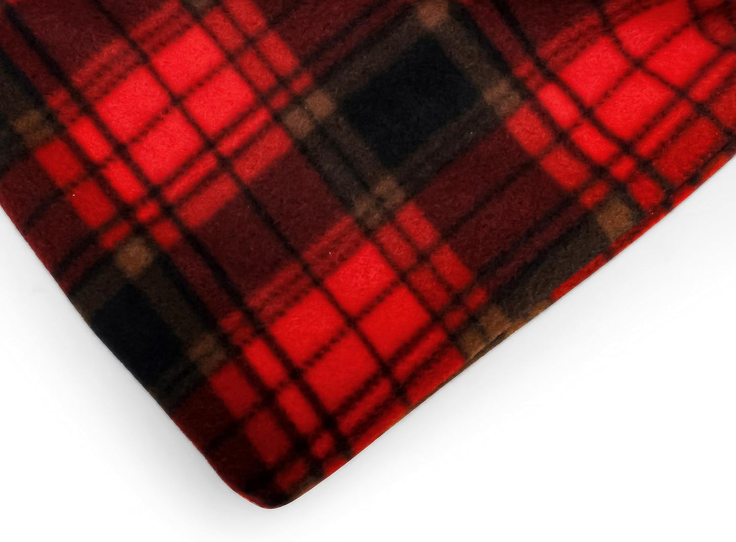 Heated Blanket, 12Volt, 59" x 43", Red/Black Plaid