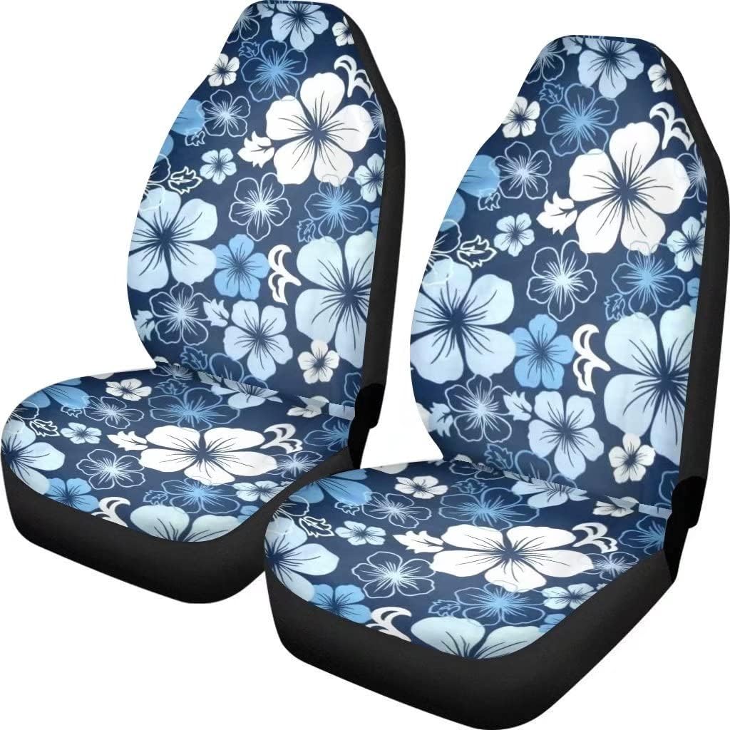 KEIAHUAN Galaxy Owl Car Seat Cover for Women Men, 2 Packs High Back Bucket Universal Fit Auto Seat Covers for Cars, Trucks, SUV, or Van