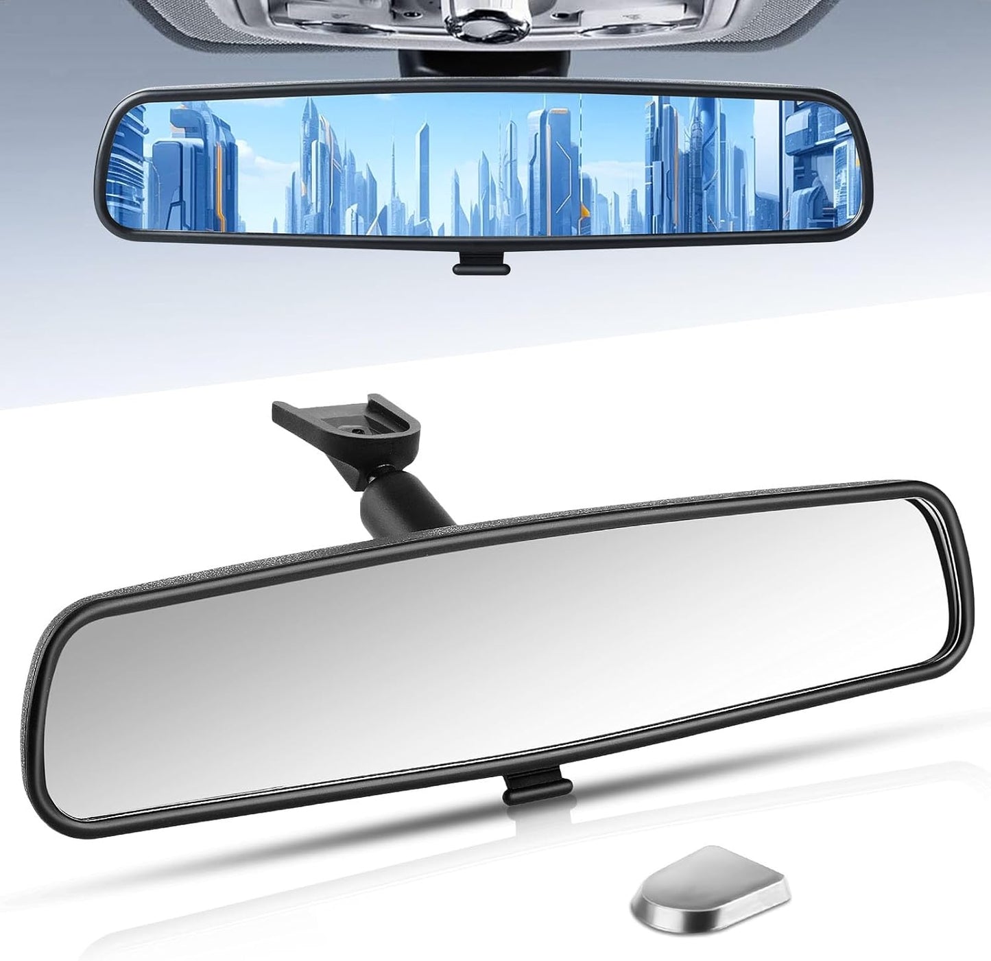 OEM Factory Interior Rear View Mirror Assembly for 11-15 Hyundai Elantra/Sonata 11-14/Tucson 11-15/Veloster 12-15/Kia Forte 10-15/Optima 11-15/Forte5 Sorento Soul