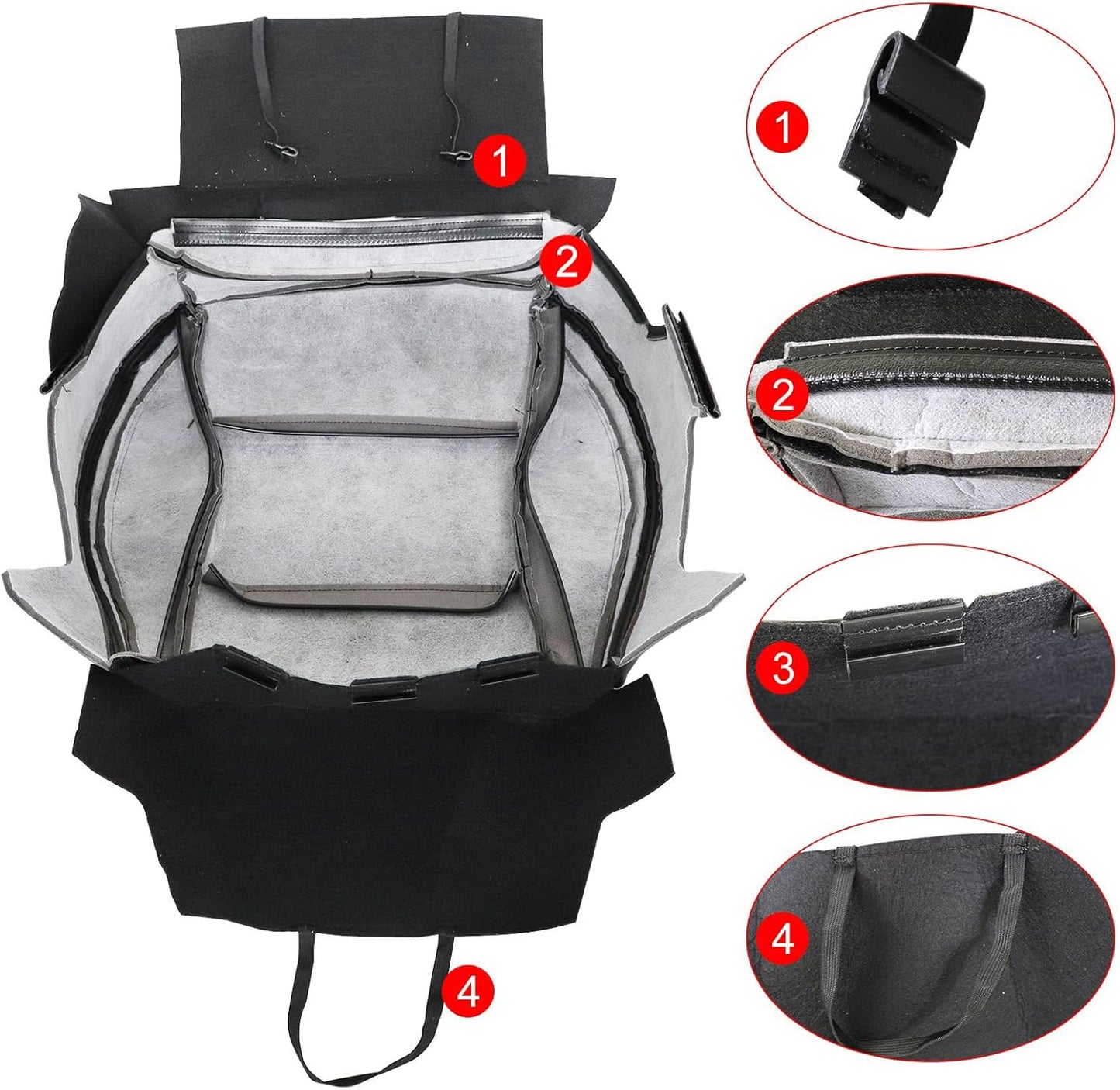 NLQR Front Driver Bottom Replacement Perforated Seat Cover Microfiber Leather Black Compatible with Subaru Outback 2015 2016 2017 2018 2019