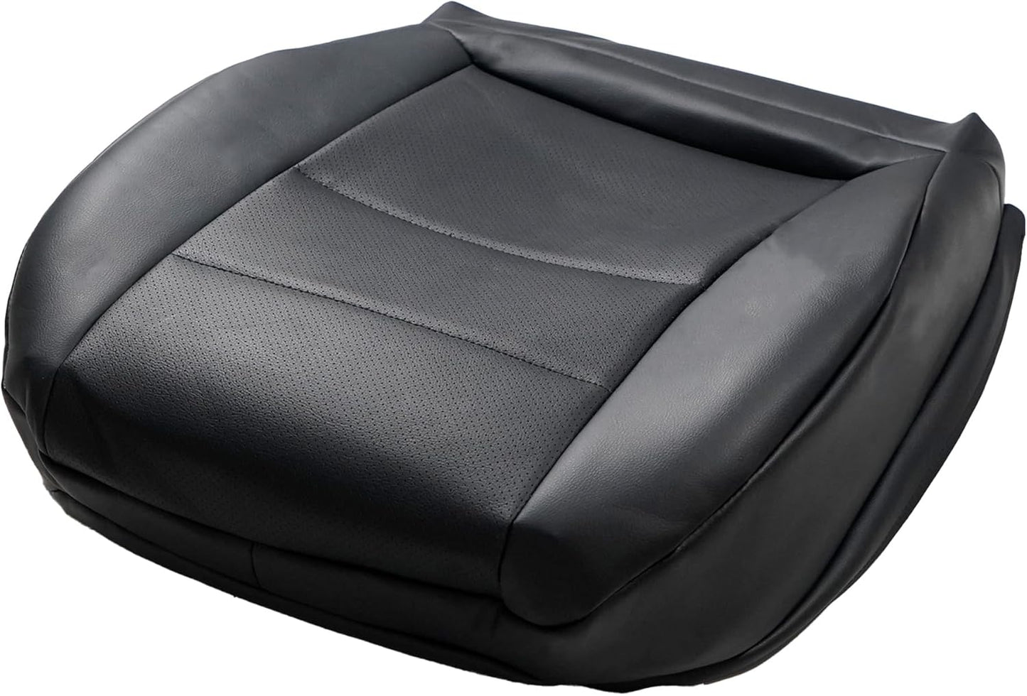 runfider Black Driver Side Bottom Replacement Leather Seat Cover Fit for Mercedes Benz GLK 250 GLK 350 2008 2009 2010 2011 2012 2013 2014 2015, BCZYT001