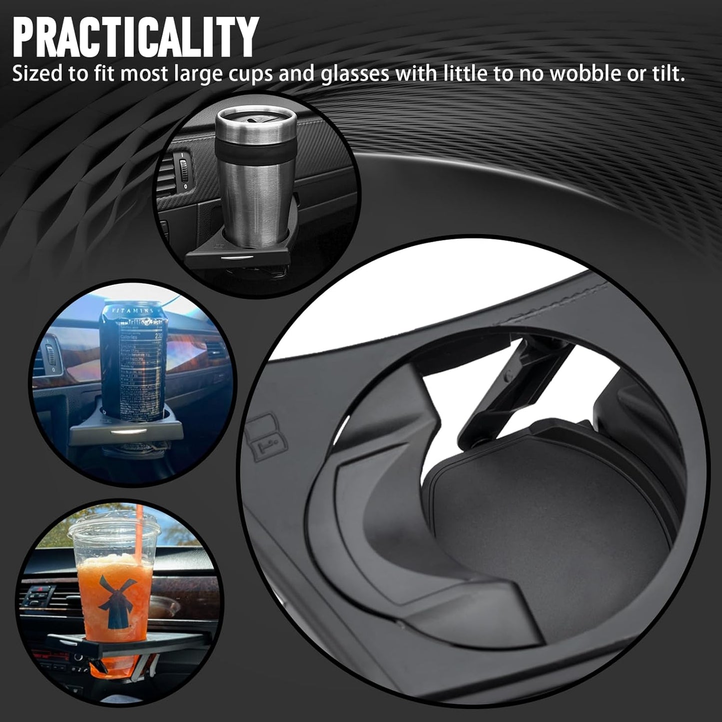 WEILEITE Replacement Cup Holder Compatible with BMW 3 Series E90 E92 328i E93 E91 335i 330i 325i 325xi 328xi 323i 330xi 335xi 335is 335d 2006-2013 Replace 51459173463(Front Left Driver Side)