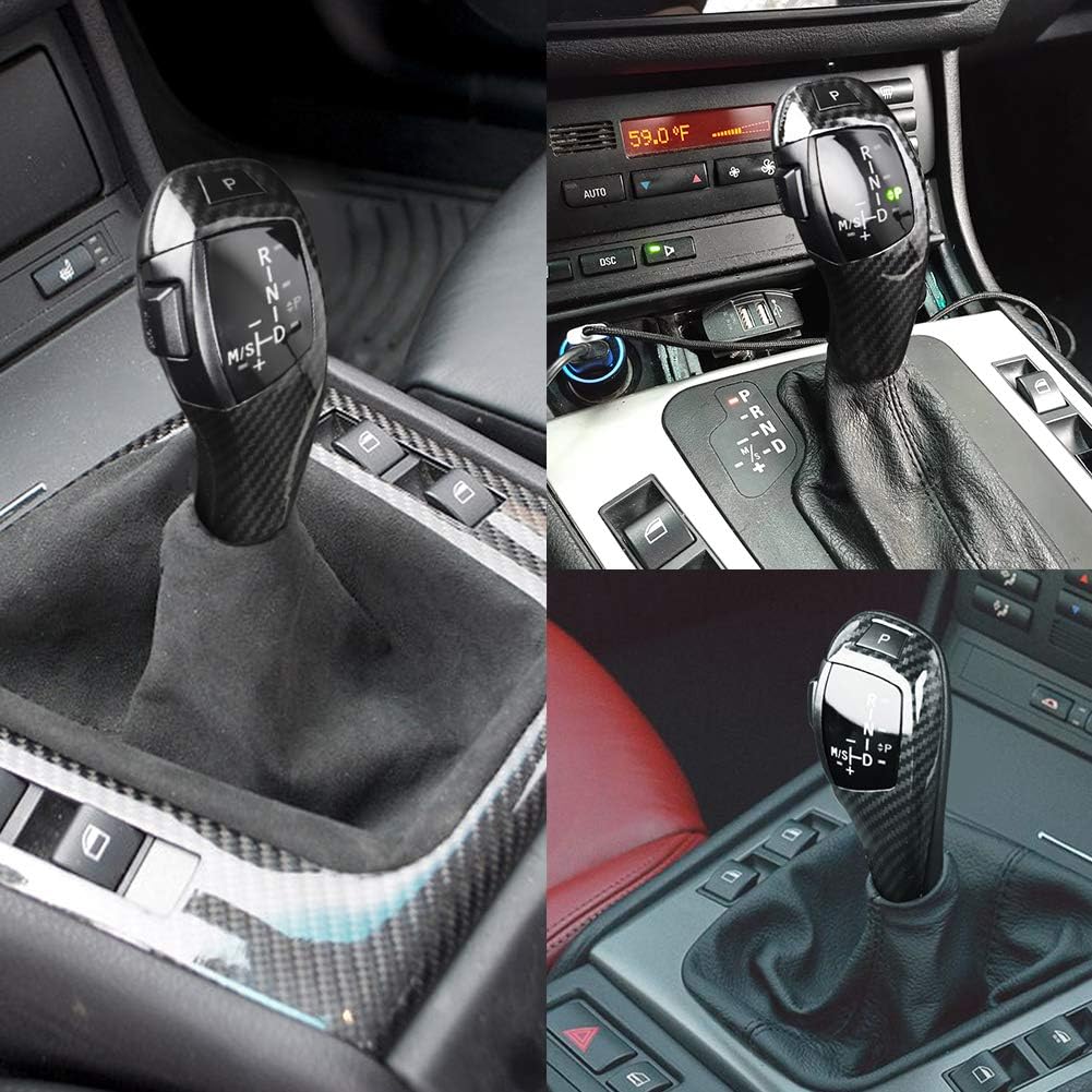 Gear Shift knob retrofit kit for e90 - Car Gear Shift, LHD Automatic LED Gear Shift Knob Retrofit Kit Fit for BMW E90 E92 E84 E89 for F30 Style(Carbon)
