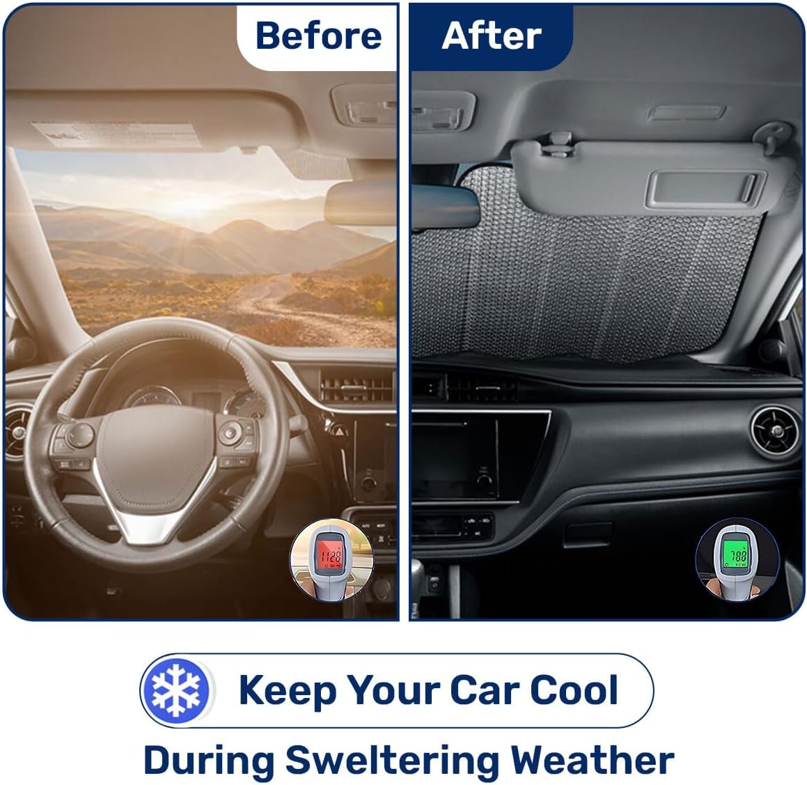 GENANY Windshield for Car