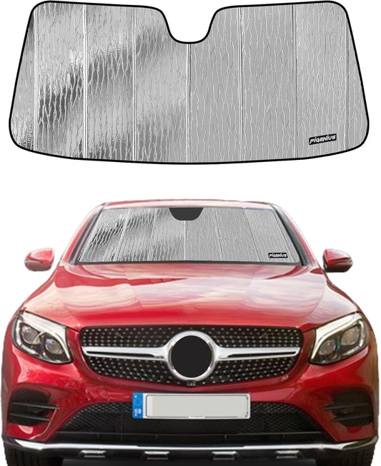 Pigenius Windshield Sunshade for 2017-2023 Mercedes Benz GLC Coupe - AstraGuard
