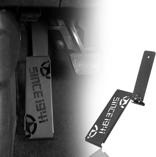 Hooke Road Dead Pedal Left Side Foot Rest Kick Panel Compatible with Jeep Wrangler JL/Gladiator JT (Excluding 4xe) 2018 2019 2020 2021 2022 2023 2024 2025