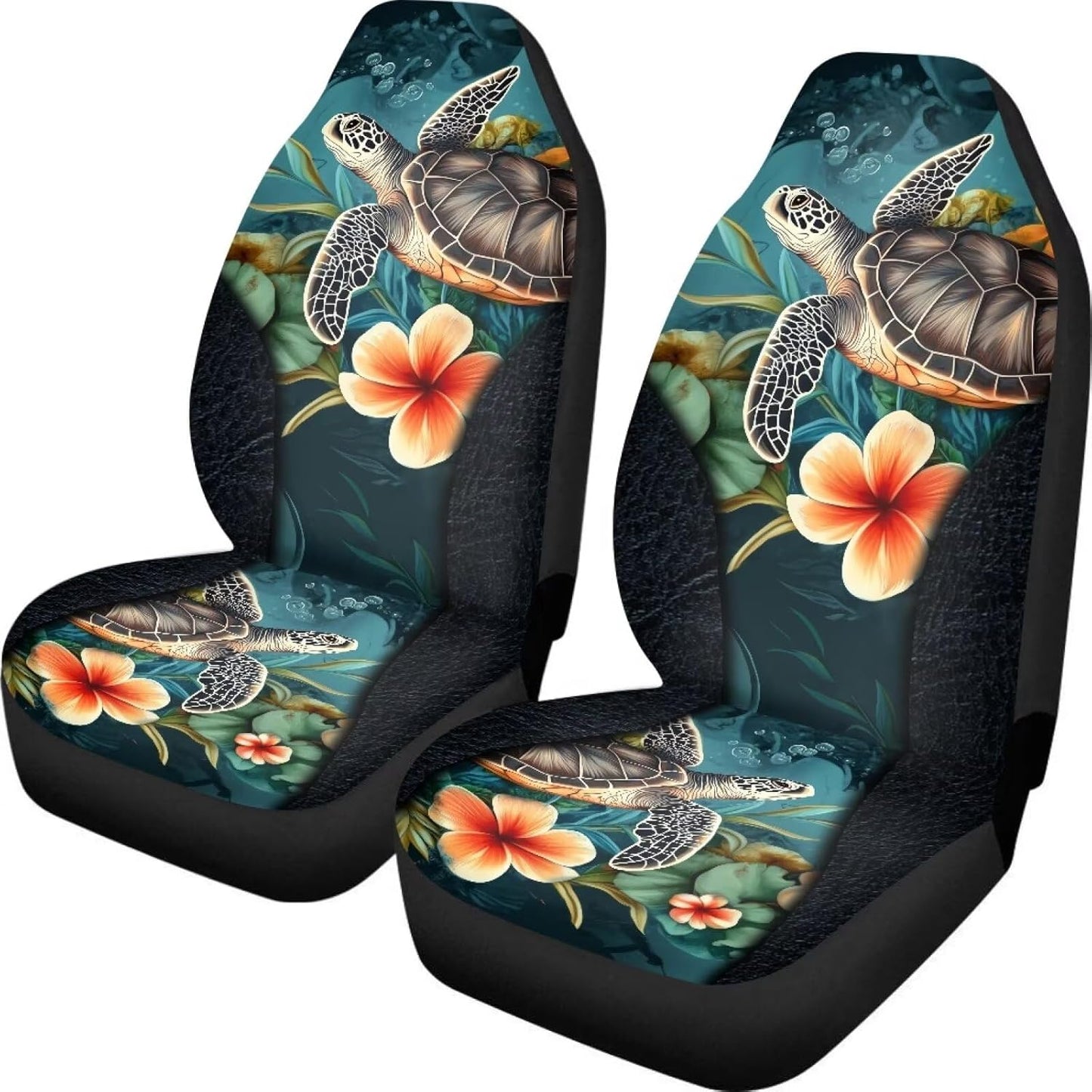 TOADDMOS Bohemian Colorful Mandala Patchwork Car Seat Covers Bucket Front Seats Protector,Universal Fit Cars,Sedan,SUV