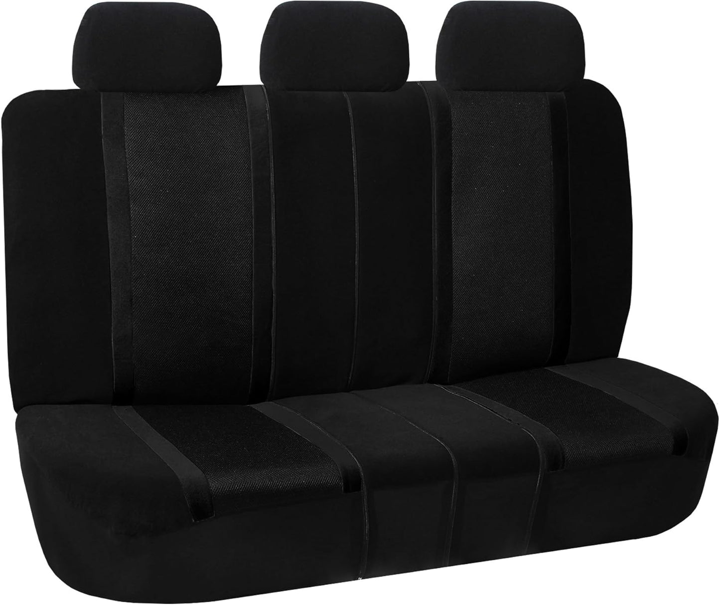 FH Group Car Seat Covers Sports Seat Covers Front Seats Only, Airbag Compatible Beige Black Automotive Seat Cover Combo Small Car Seat Cover Design Universal Fit Interior Accessories Cars Trucks SUVs