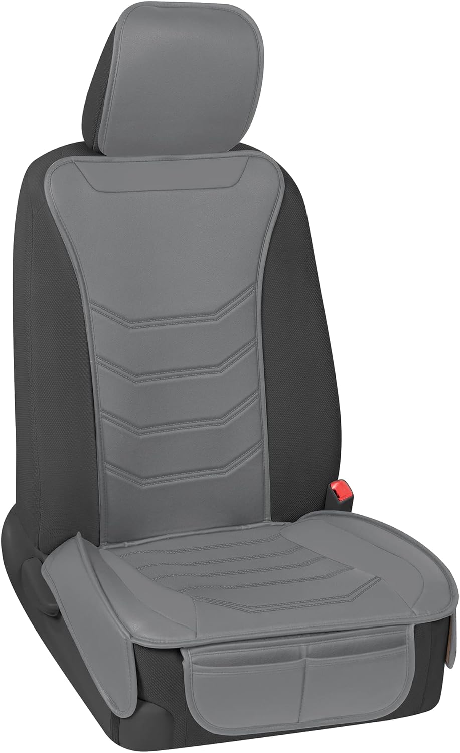 BDK Auto MTSC-9210-BG: Slim-Fit Pu Leather Seat Cushion/Beige
