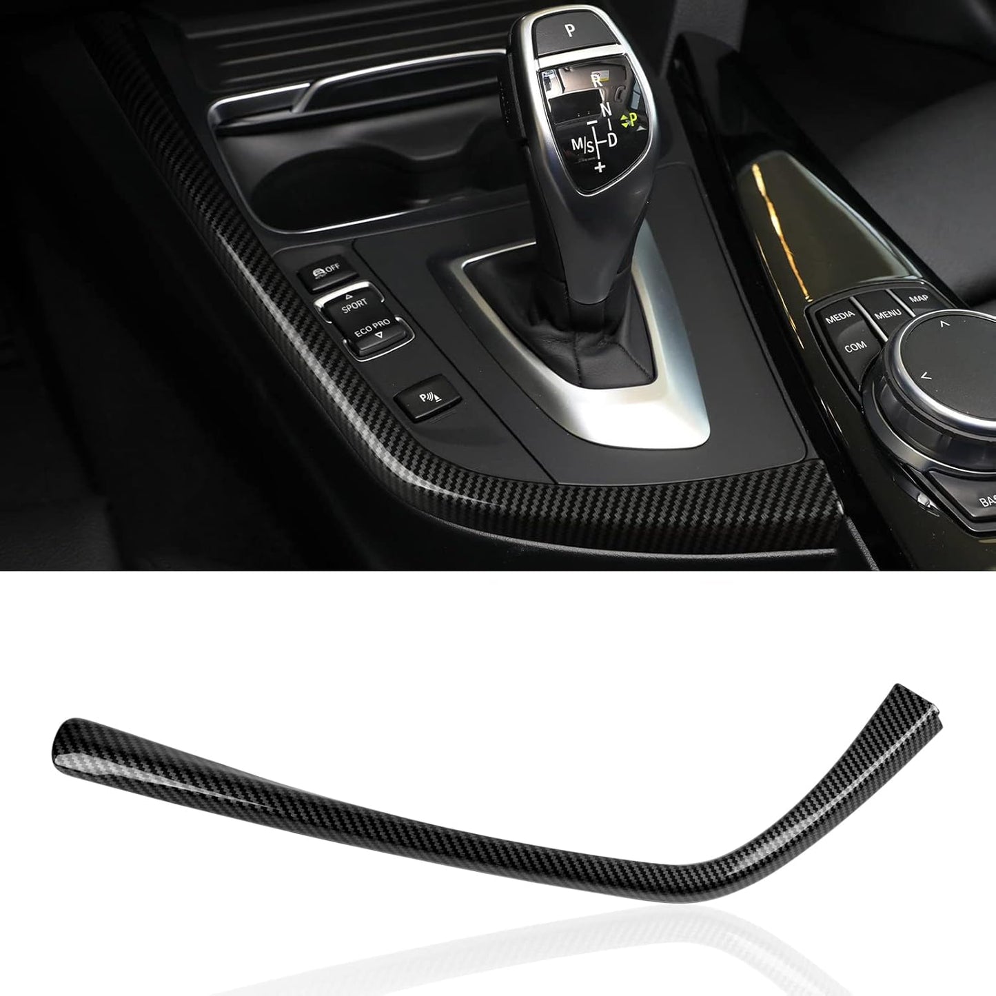 HENGYUESHANG Car Door Pull Handles Cover Carbon Style ABS Trim Decoration fits for BMW 3 4 Series F30 F31 F34 3GT F32 F33 F36 2012-2019 Interior Accessories