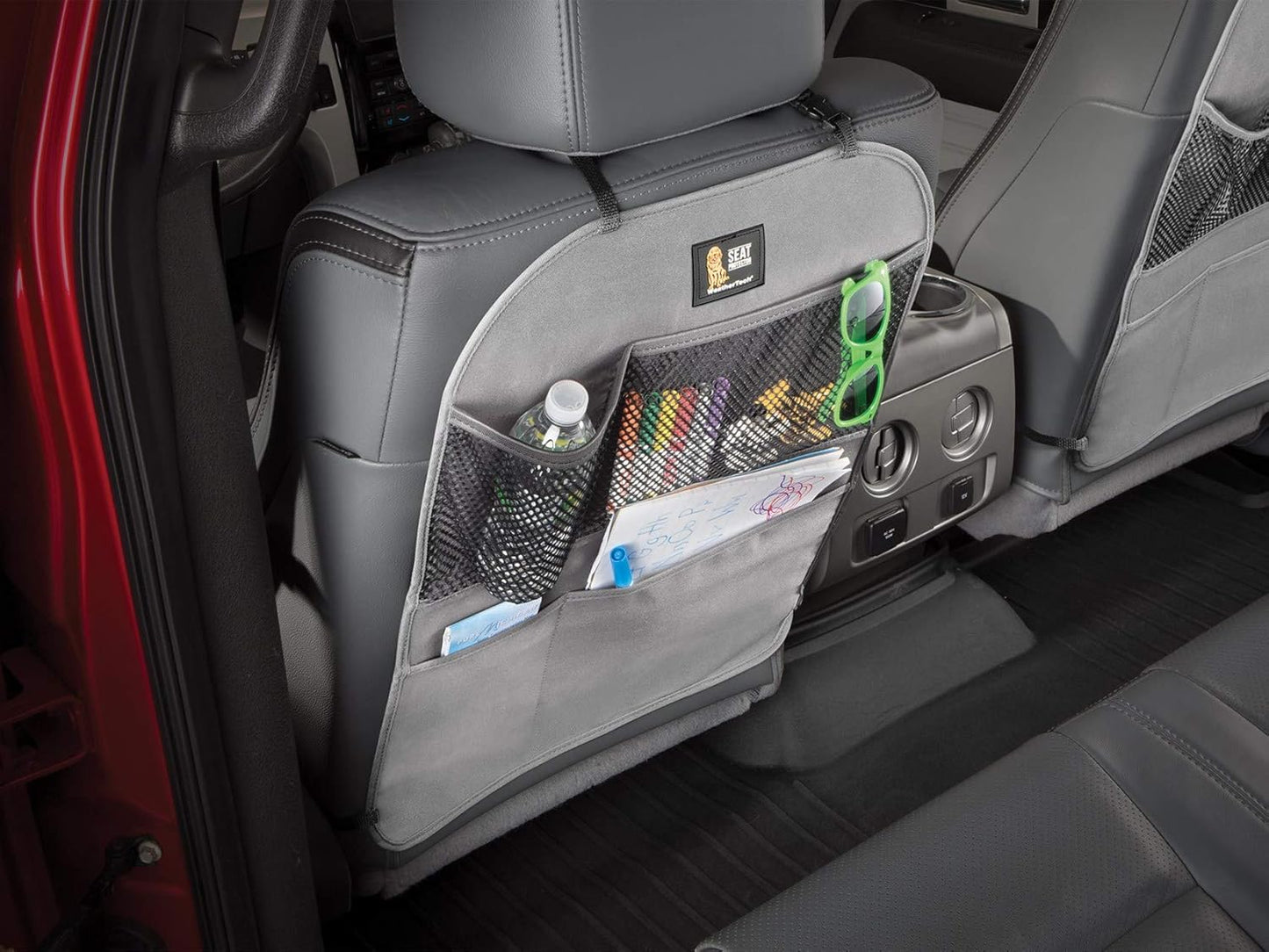 WeatherTech Seat Back Protector - Kick Mat and Organizer for The Back of Your Seat (Cocoa)