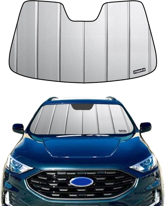 Pigenius Windshield Sun Shade for Ford Edge 2015-2024 Front Window Sunshade - Safeguard