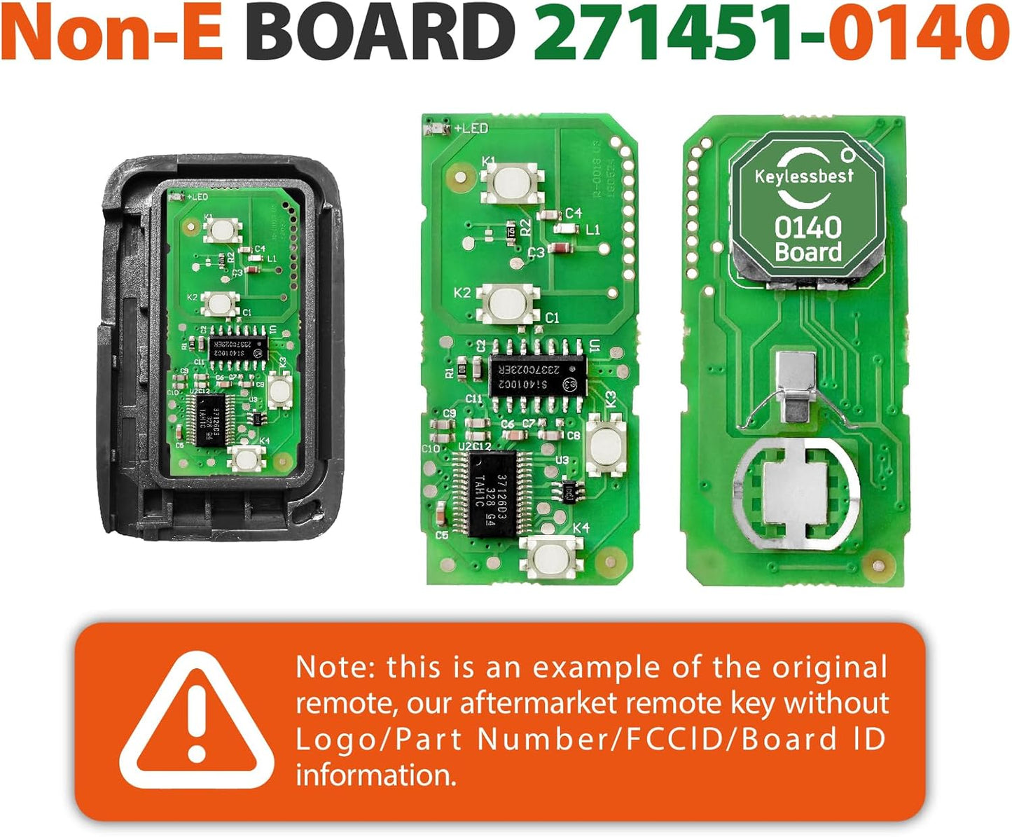 Keylessbest Replacement for 2007 2008 2009 2010 Toyota Avalon Limited Camry Hybrid GNE 0140 Board Key Fob HYQ14AAB 314.3MHz 4 Buttons