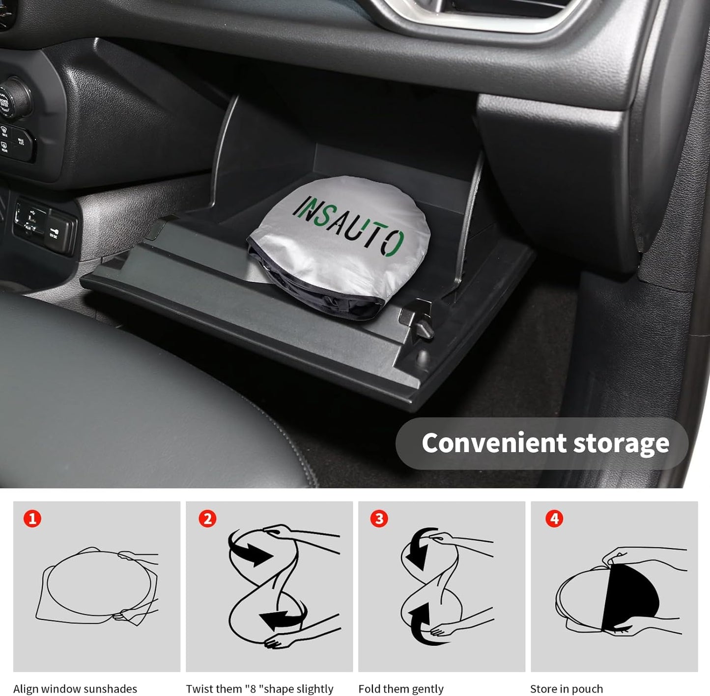 for 2024 Compass Windshield Sun Shade Car Windshield Cover, Custom Fit for Jeep Compass 2017-2023 Ultimate Sun Protection Foldable Visor Sunshade Protector Shield Accessory