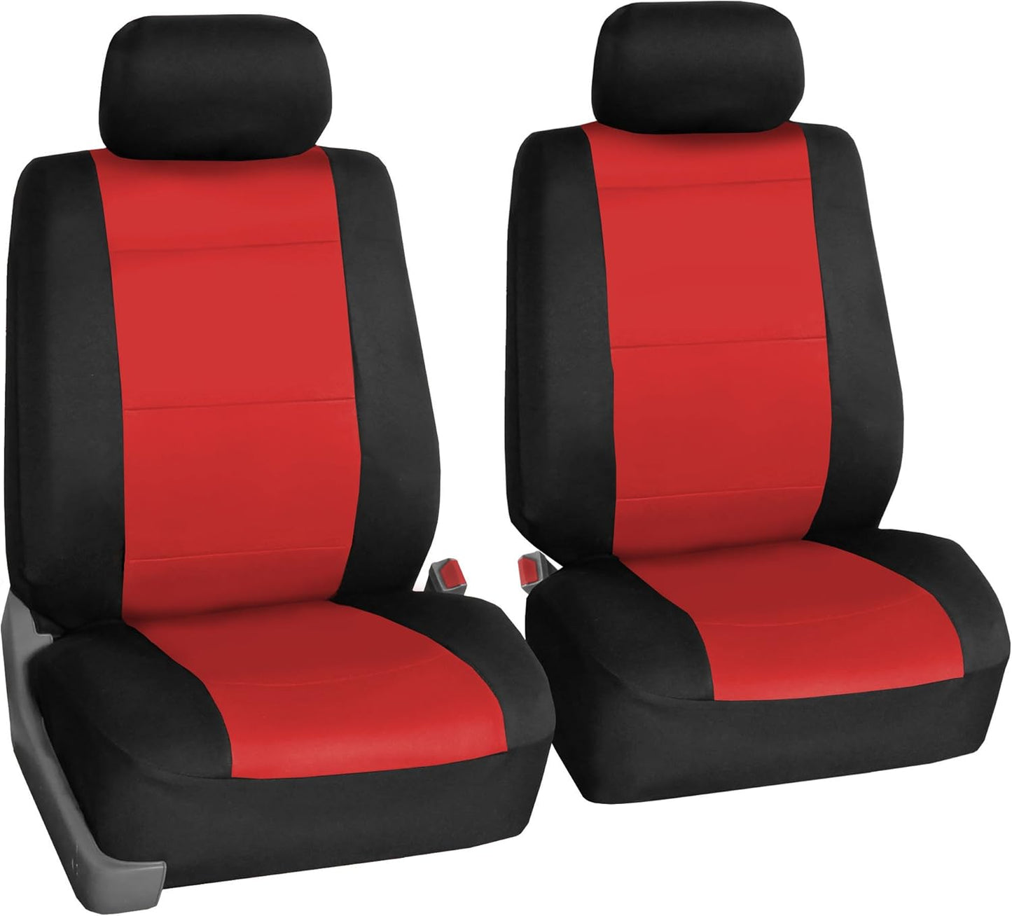 FH Group FB083BLACK102 Semi-Universal Neoprene Bucket Seat Cover Airbag Compatible