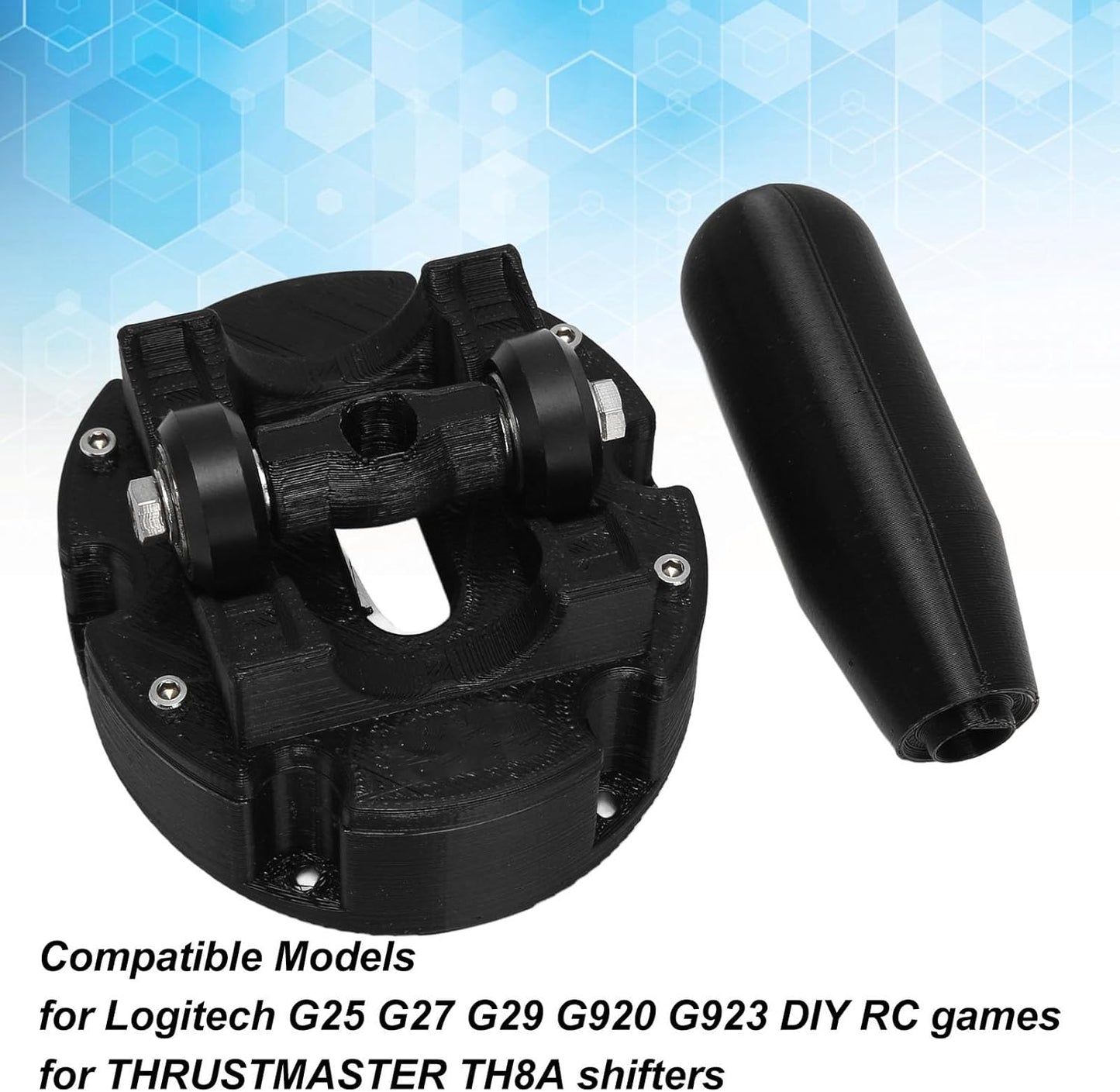 Sequential Shifter Mod for G25 G27 G29 G920 G923, for THRUSTMASTER TH8A Shifters, with USB SIM Gear Shifter Knob Adapter
