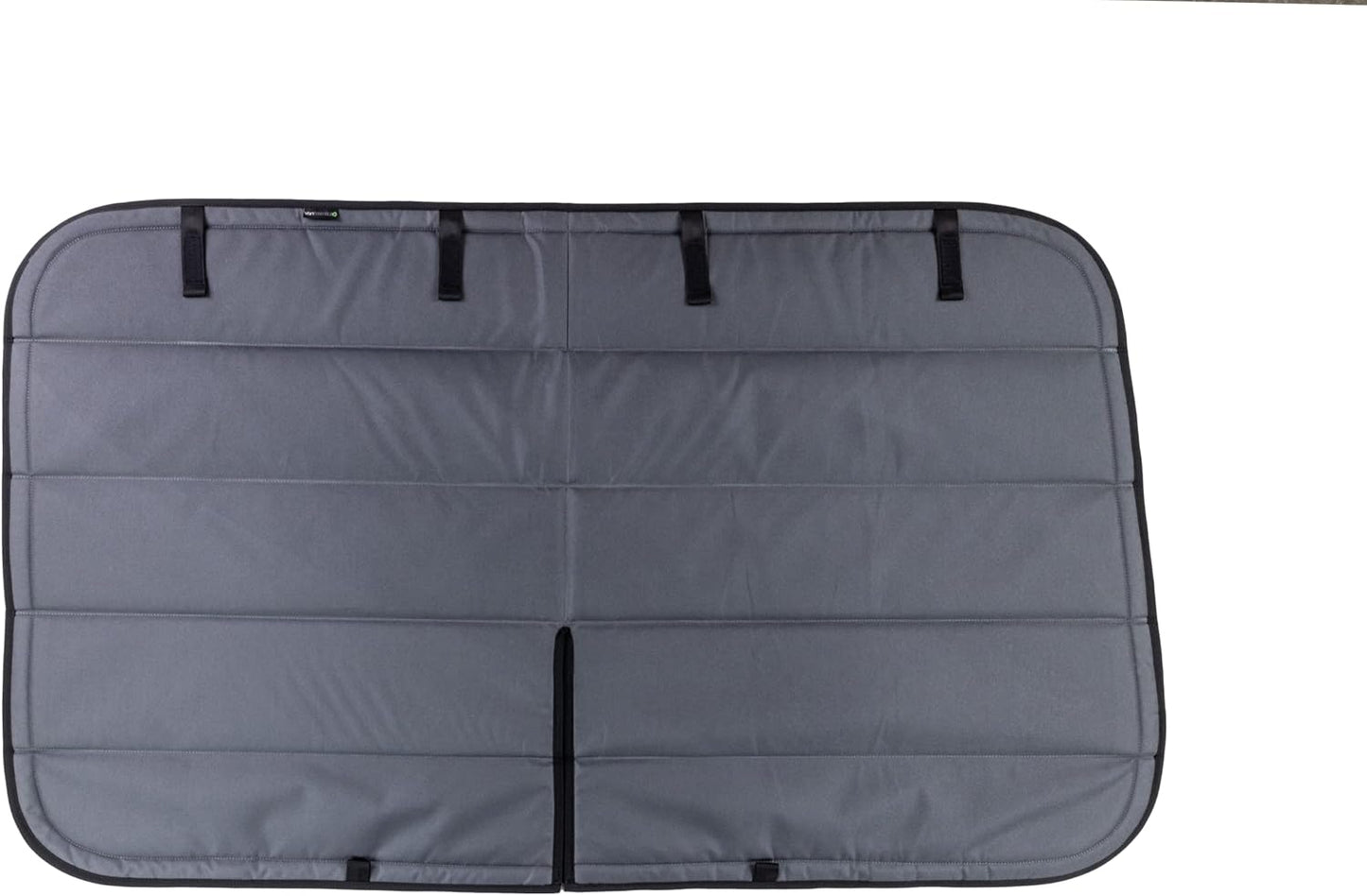 VanEssential Insulated Blackout Crew Window Cover Designed for Ford Transit Van Year 2015 to Current with NO Plastic Trim - Cool Gray
