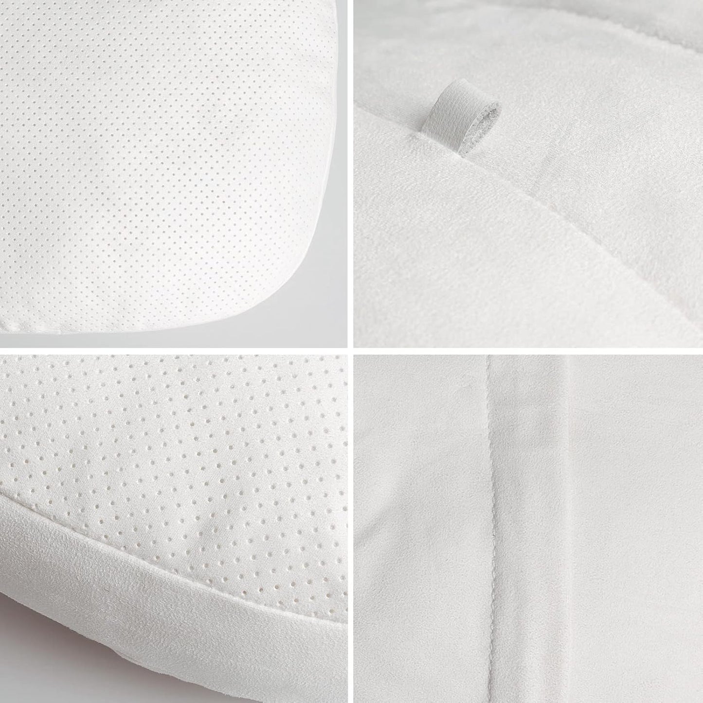 CYBERBEANS Car Neck Pillow for Tesla Model 3/Y Accessories Neck Support Cushion Tesla Seat Headrest Pillow 2 Packs 2016-2023 2024 White