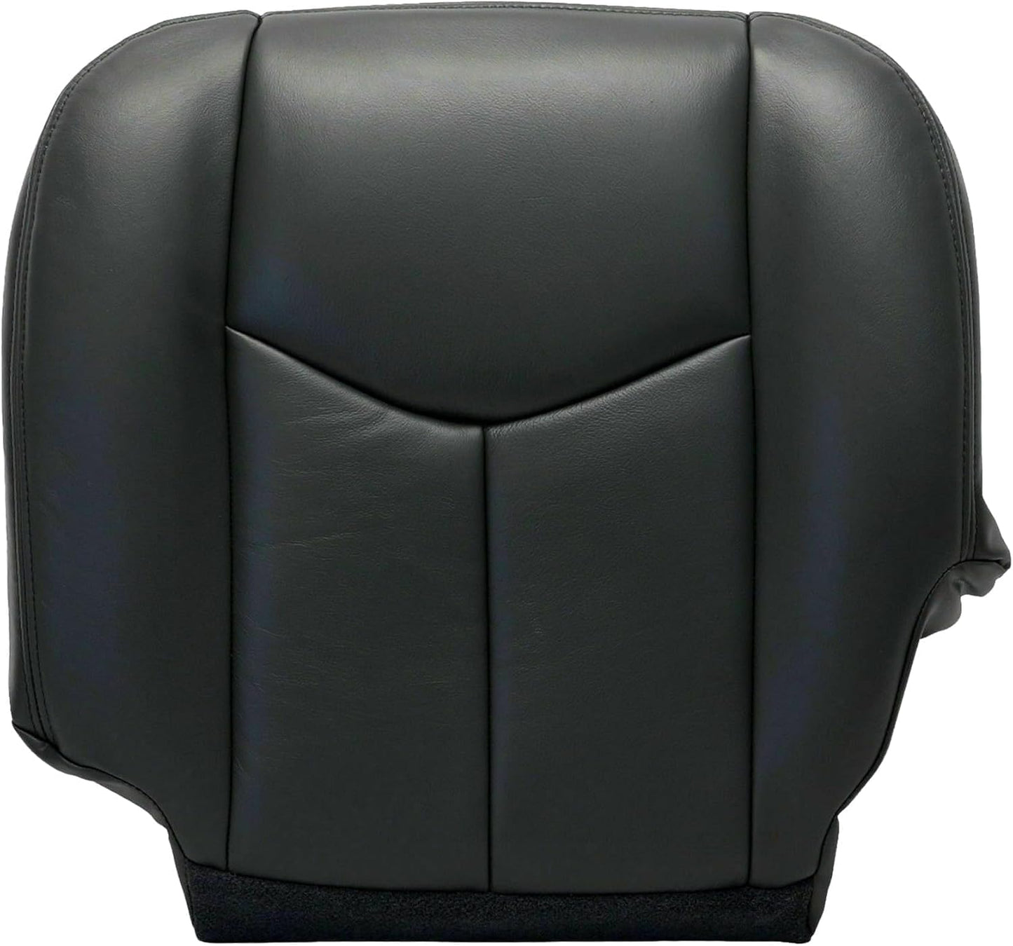 AOUTTUOA Front Driver and Passenger Bottom Microfiber Leather Seat Covers Tan #522 Compatible with Chevy Avalanche Silverado GMC Sierra 1500 2500 3500 HD 2003 2004 2005 2006