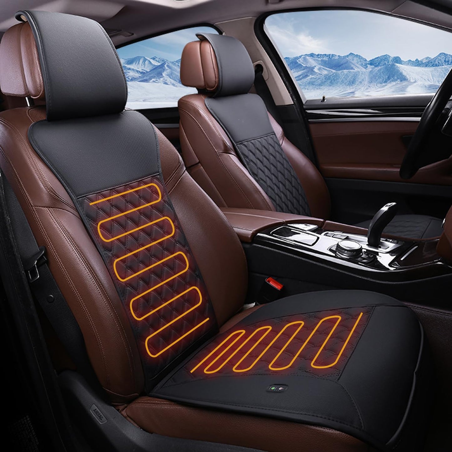 Seat Cushion, Seat Cover for Full Back in Winter (Large)
