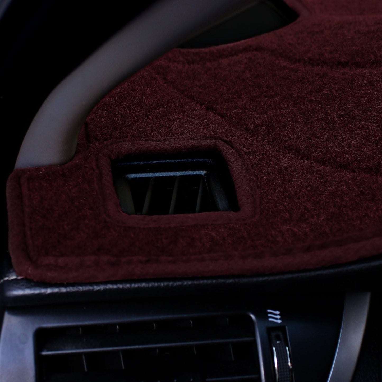 Coverking Custom Fit Dashcovers for Select Mazda Miata Models - Poly Carpet (Wine)