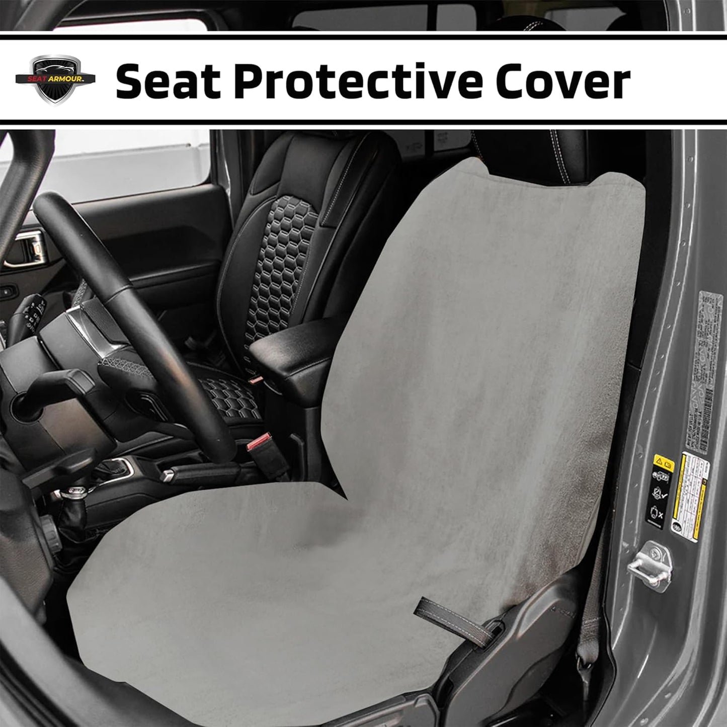 Seat Armour CST-GRE Grey Seat Cover