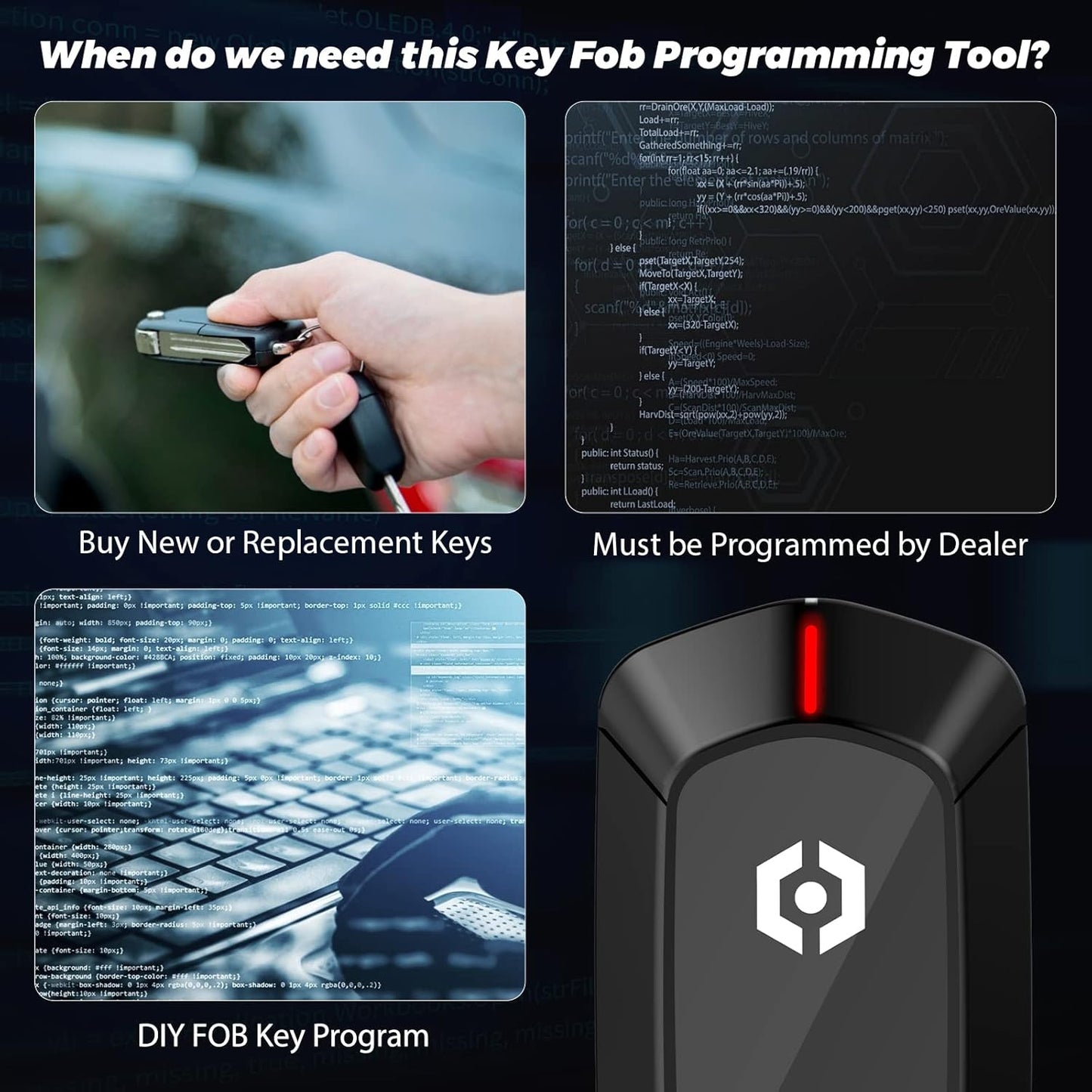 FasLink X Remote Key Fob Programmer for GM keyless Entry Programmer Remote Transponder Key ONLY Limited Car Models Supported