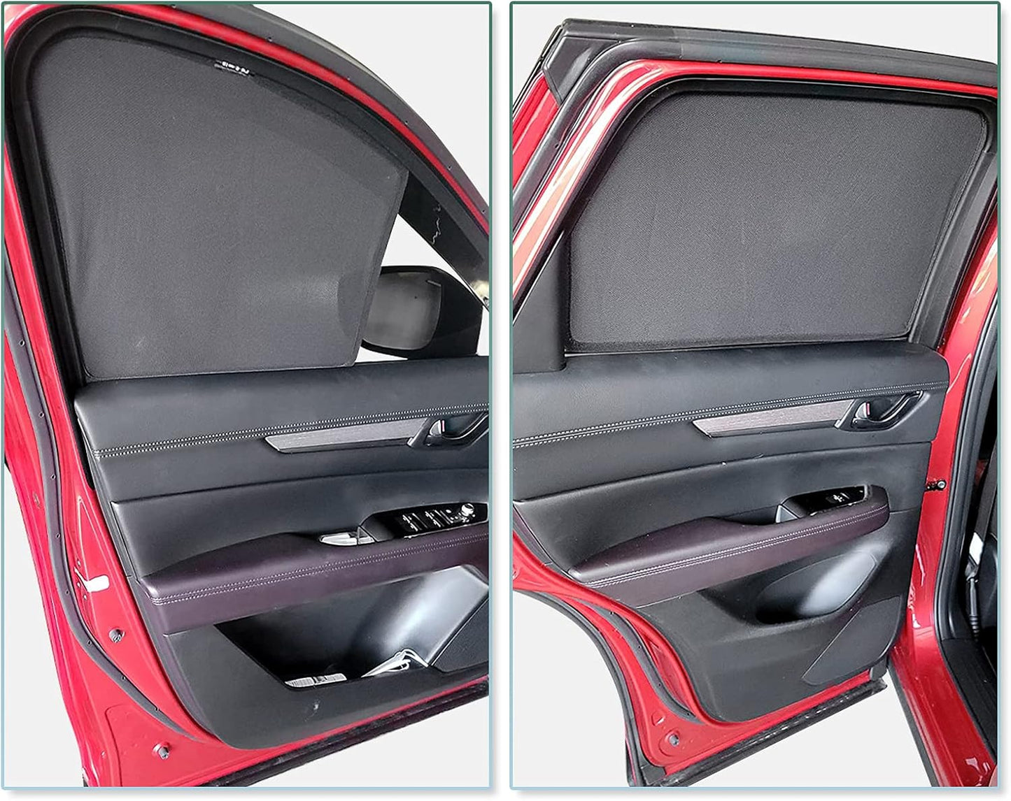 CX5 Car Window Sun Shade for 2017-2022 2023 2024 2025 Mazda CX-5 Side Window Sunshades Mesh Cover Curtain Magnet Type, Breathable Mesh Sun Shield, Protect Baby/Pet from Heat (2017-2025 Mazda CX-5 6P)