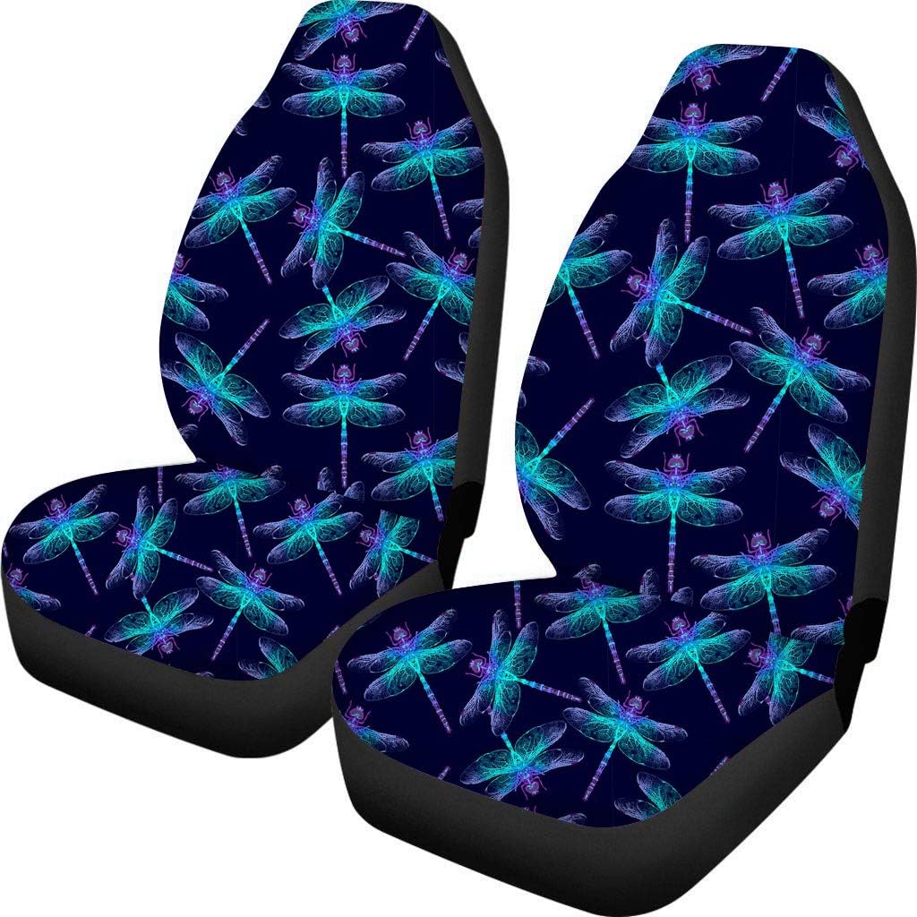 TOADDMOS Bohemian Colorful Mandala Patchwork Car Seat Covers Bucket Front Seats Protector,Universal Fit Cars,Sedan,SUV