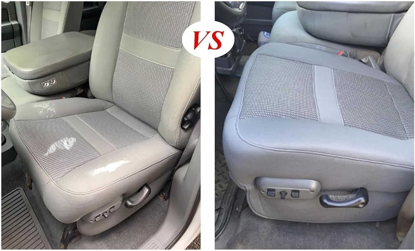 AOUTTUOA Front Driver Side Bottom Replacement Seat Cover Cloth Gray Compatible with Dodge Ram 2500 3500 2006 2007 2008 2009 2010