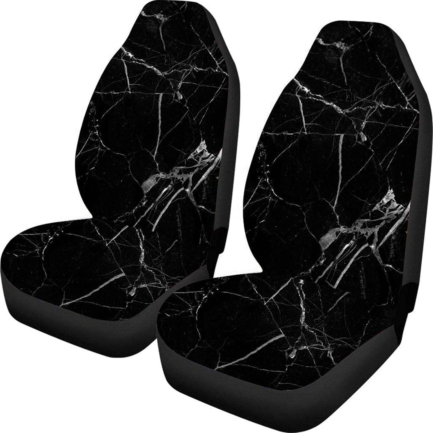 KEIAHUAN Galaxy Owl Car Seat Cover for Women Men, 2 Packs High Back Bucket Universal Fit Auto Seat Covers for Cars, Trucks, SUV, or Van