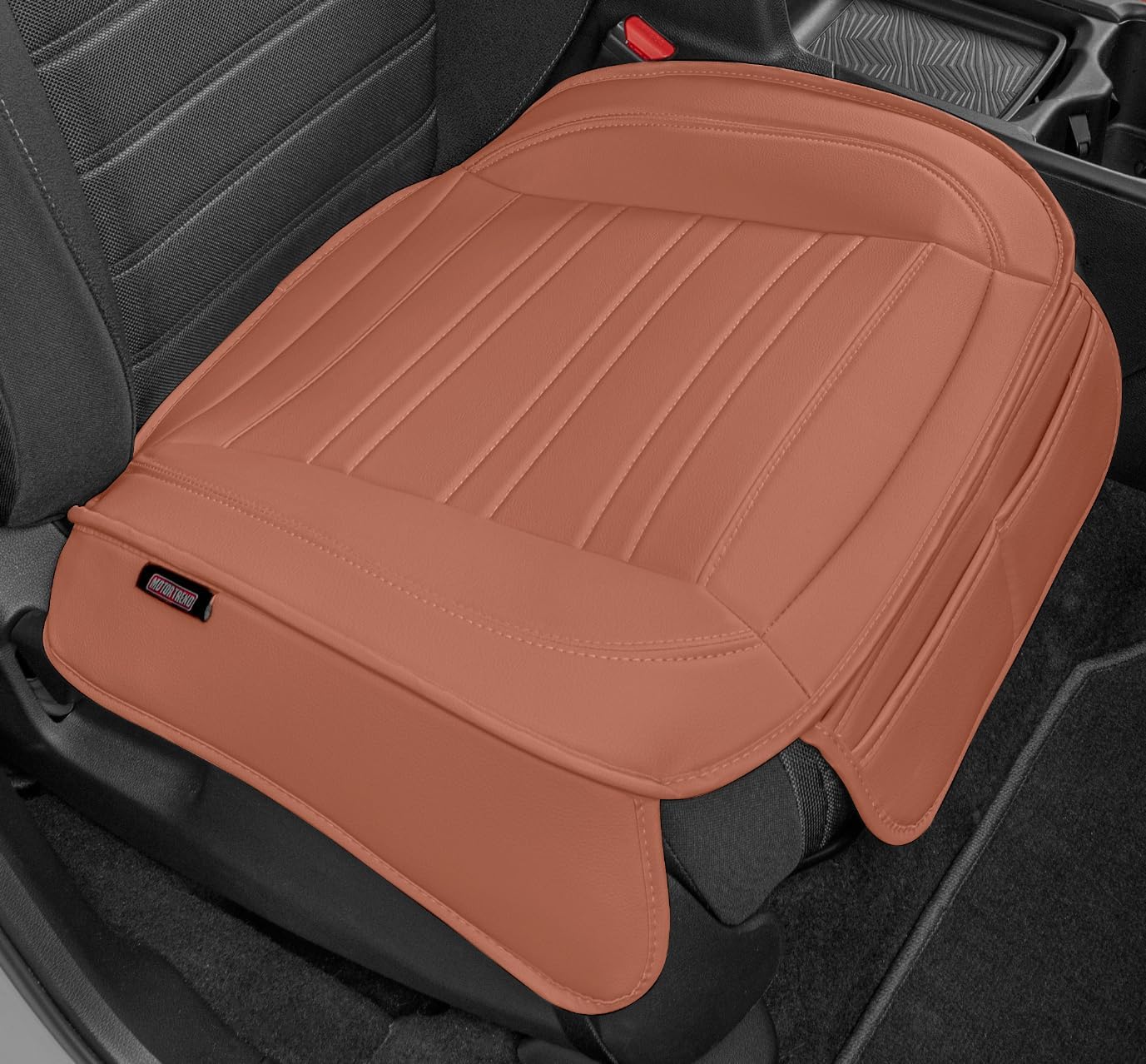 BDK Auto MTSC-421-CC: Motor Trend Pu Leather Seat Cushion/Charcoal