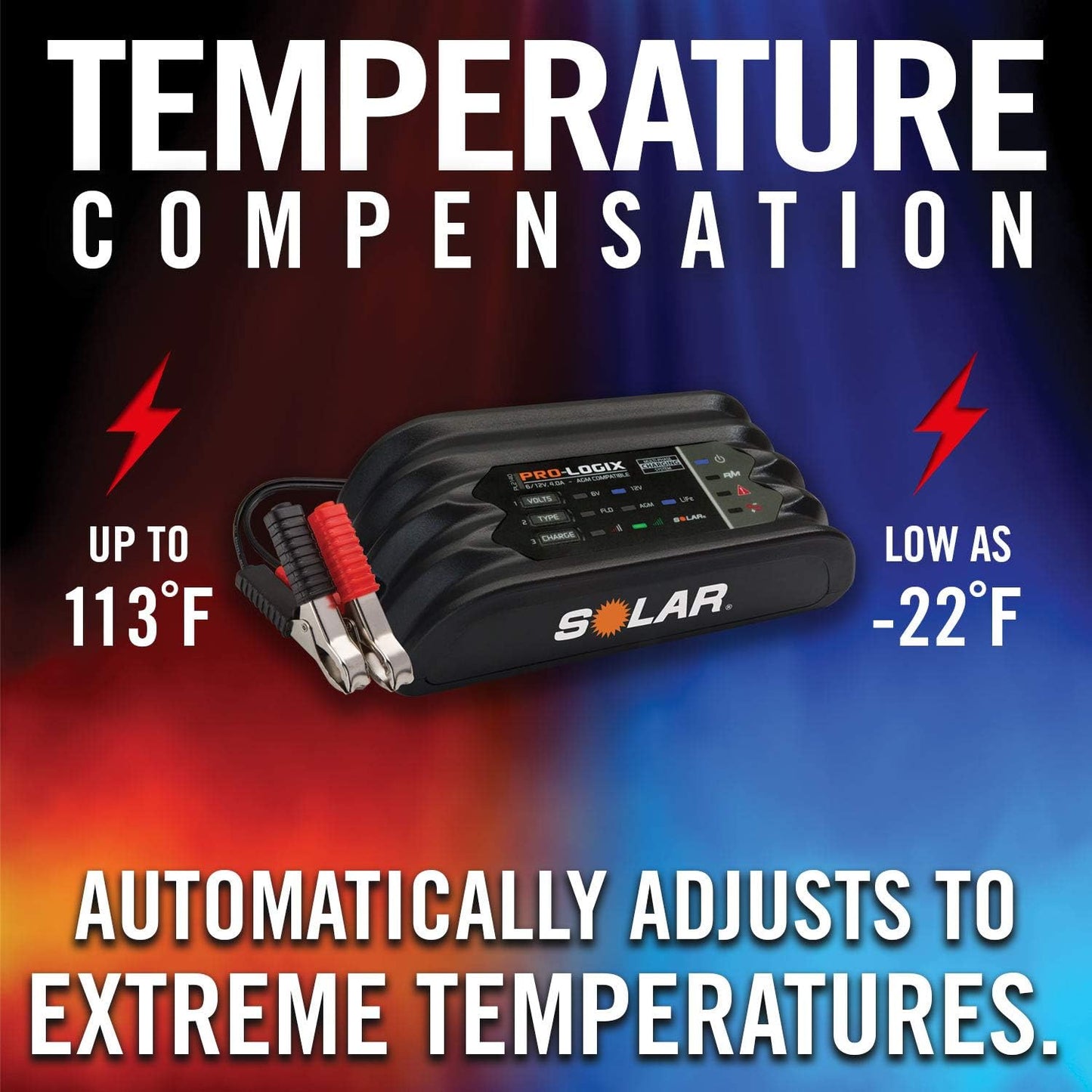 Clore Automotive SIPL2140 Intelligent Battery Charger & Maintaine, 4.0 Amp - 6 & 12V