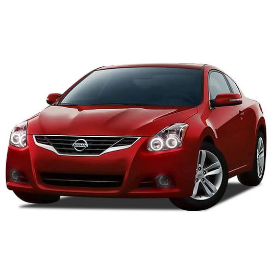 Flashtech Xenon Brightest White LED Halo Ring Headlight Kit for Nissan Altima 10-12 with RF wireless Remote