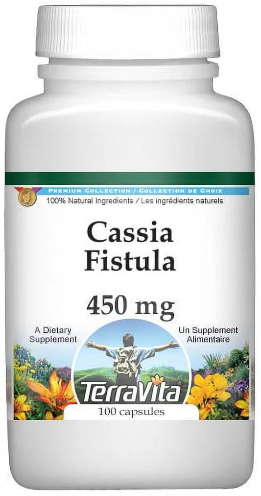 TerraVita Cassia Fistula - 450 mg, (100 Capsules, 1-Pack, Zin: 519531)