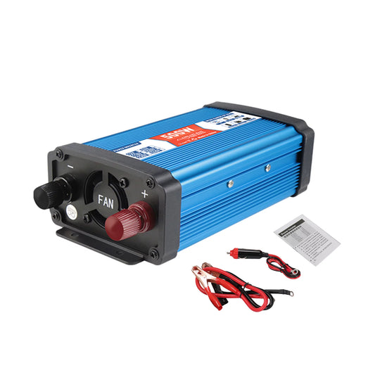 Docooler Solar Power Inverter Sine  Power Inverter 500W DC 12V to  AC 100V-120V Dual USB Port with Digital Display