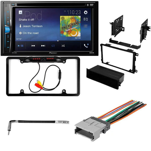 KIT2320 Bundle with Pioneer Multimedia DVD Car Stereo and Installation Kit - for 2000-2005 Chevrolet Impala / Bluetooth Touchscreen, Backup Camera, Double Din Mounting Kit