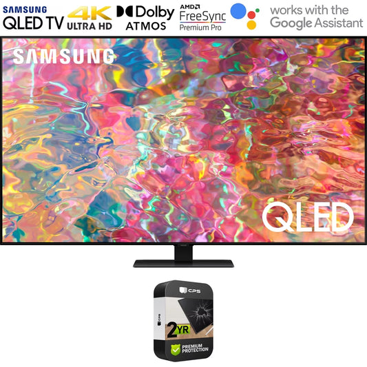 Samsung QN85Q80BA 85 inch QLED 4K Smart TV 2022 Bundle with Premium 2 Year Extended Warranty