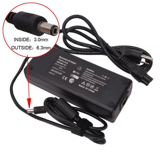 AC Power Adapter Charger For Toshiba P15 + Power Supply Cord 19V 6.3A 120W (Replacement Parts)