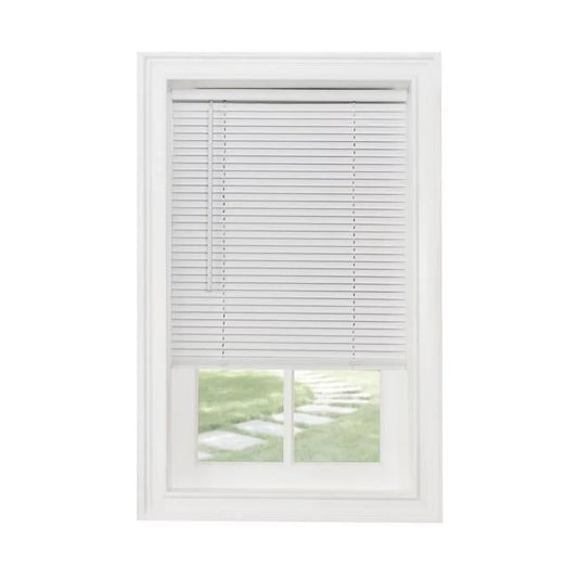 Cordless GII Morningstar 1 in. Light Filtering Mini Blind - 58 x 64 in. - White