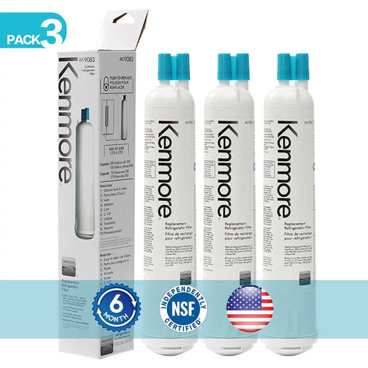 3 Pack Kenmore 469083 Replacement For Kenmore 9083 9083 Fridge Water Filter