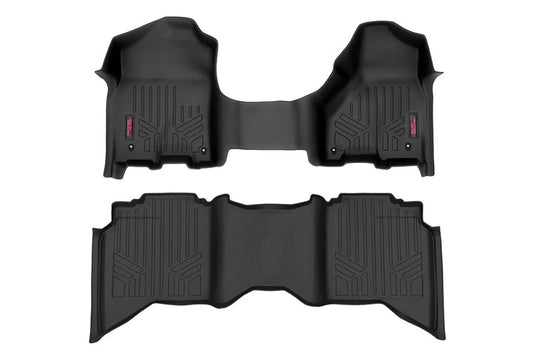 Rough Country Floor Mats for 2012-2018 Ram 1500 | Crew Cab/Mega Cab - M-31313