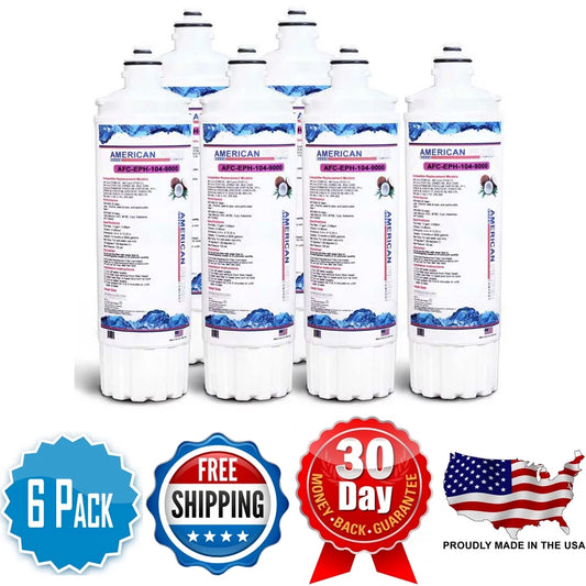 AFC Brand , Water Filters , Model # AFC-EPH-104-9000 , Compatible with 3M AquaPure EP25 - 6 Filters - Made in U.S.A.