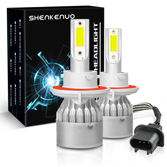 For Dodge Ram 1500 2500 2006 2007 2008 LED Headlight Bulbs H13 9008 High and Low Beam 2pcs